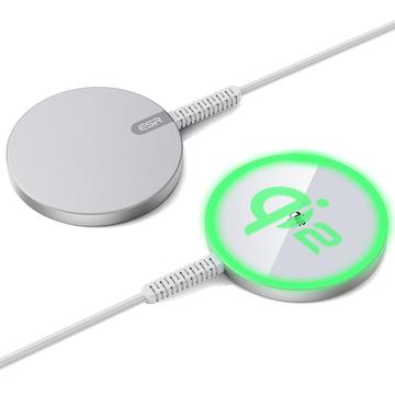 ESR HaloLock Qi2 Mini MagSafe Caricatore senza fili 15W - Color Argento