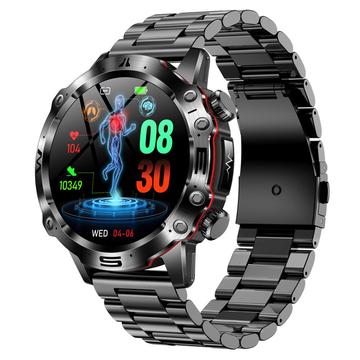 ET482 Smart Watch AMOLED da 1.43" con funzione di chiamata Bluetooth ed ECG - Nero