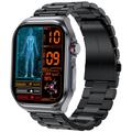 ET585 Smartwatch con display AMOLED con ECG, chiamata di emergenza SOS - Nero