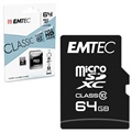 Scheda di Memoria Emtec Classic Class 10 MicroSD - ECMSDM64GXC10CG - 64GB