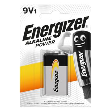 Batteria alcalina Energizer Power 6LR61/9V