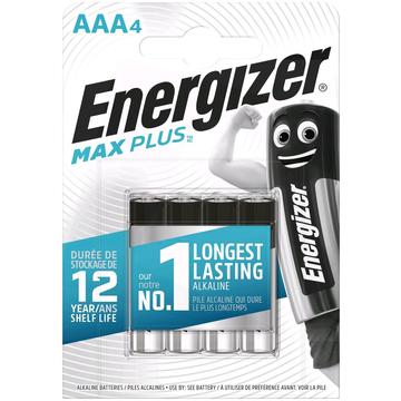 Pile alcaline Energizer Max Plus LR03/AAA - 4 pz.