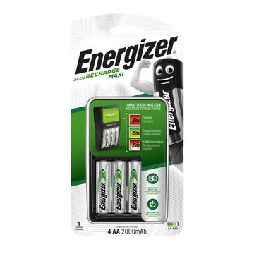 Caricabatterie Energizer Maxi incl. 4 batterie R6/AA