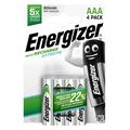 Batterie ricaricabili Energizer Recharge Extreme R03/AAA 800mAh - 4 pezzi.