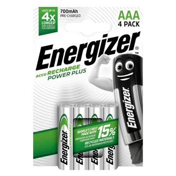 Energizer Recharge Power Plus Batterie ricaricabili R03/AAA 700mAh - 4 pz.