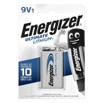 Batteria Energizer Ultimate al litio 6F22/9V