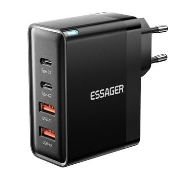 Essager ES-CD37 Caricabatterie rapido da 100W - Spina UE - Nero