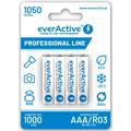 EverActive Professional Line EVHRL03-1050 Batterie ricaricabili AAA 1050mAh - 4 pezzi.