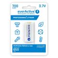 Batteria ricaricabile EverActive RCR123/16340 con porta microUSB 700mAh