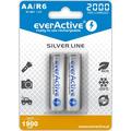 EverActive Silver Line EVHRL6-2000 Batterie AA ricaricabili 2000mAh - 2 pezzi.