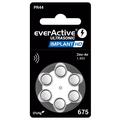 Batterie per apparecchi acustici EverActive con impianto a ultrasuoni HD 675/PR44 - 6 pz.