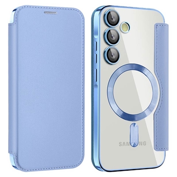 Custodia Samsung Galaxy A35 con slot per schede - Compatibile con MagSafe - Blu