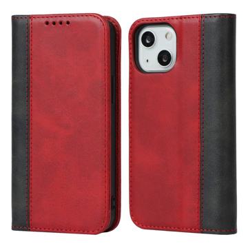 Custodia a Portafoglio Elegance Series per iPhone 14 - Rossa / Nera