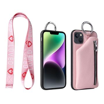 Custodia con Portafoglio Staccabile Strap Series per iPhone 14 Plus