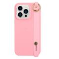 Custodia in TPU con Cinturino Candy Color per iPhone 14 Pro - Rosa