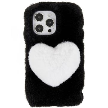 Custodia in TPU Plush Heart per iPhone 14 Pro