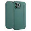 Custodia Flip Stile Sottile per iPhone 14 Pro - Verde Scura