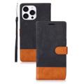 Custodia a Portafoglio Two-Tone per iPhone 14 Pro - Nera