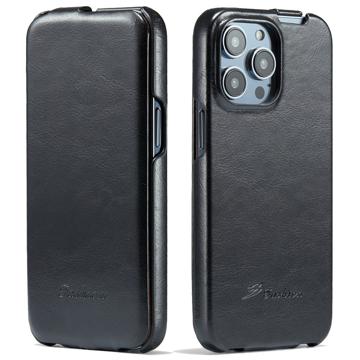 Custodia Flip Verticale Fashion per iPhone 14 Pro - Nera