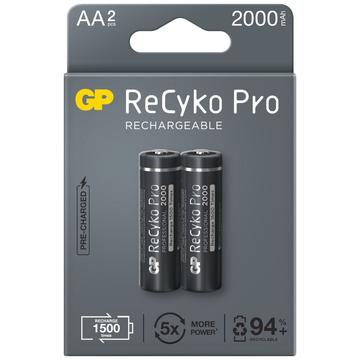 GP ReCyko Pro Batterie AA ricaricabili 2000mAh