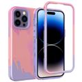 Custodia Ibrida Stylish Gradient iPhone 14 Pro - Arancione