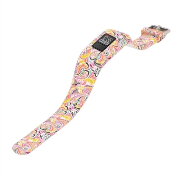 Cinturino in silicone morbido Garmin Vivofit 3/Vivofit JR/JR 2 - Fiori