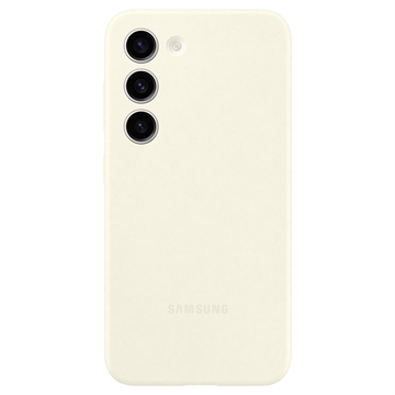 Cover in Silicone per Samsung Galaxy S23+ 5G EF-PS916TUEGWW - Crema