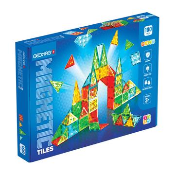 Geomag Gems 100 piastrelle magnetiche per bambini