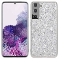 Custodia ibrida per Samsung Galaxy S21 FE 5G Serie Glitter