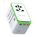 Adattatore da viaggio GlocalMe RoamPlug con hotspot Wi-Fi 4G/LTE - 70W - Bianco