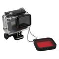 Filtro subacqueo GoPro 5/6/7 per alloggiamento standard - 58mm - Rosso