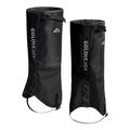 Golovejoy HX39 Ghette impermeabili per le gambe - Fodera in peluche per escursioni, arrampicate e sci - XL - Nero