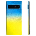 Custodia in TPU per Google Pixel 6 Pro Bandiera ucraina - Bicolore