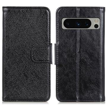 Custodia a portafoglio per Google Pixel 8 Pro serie elegante - nera