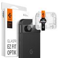 Protezione dell'obiettivo della fotocamera Spigen Glas.tR Ez Fit Optik per Google Pixel 8a - Trasparente