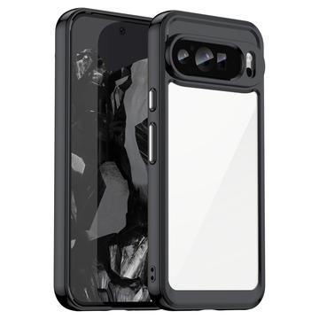 Custodia Ibrida Anti-Shock per Google Pixel 9 Pro XL - Nera