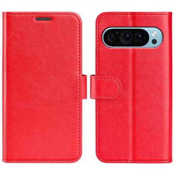 Custodia a Portafoglio per Google Pixel 9/9 Pro con Chiusura Magnetica - Rossa