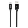 Cavo USB-A / USB-C Intrecciato GreyLime - 1m - Nero