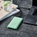 Banca di alimentazione GreyLime Ocean - 10000mAh, 10,5W - Mare Menta