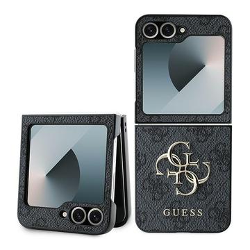 Custodia Ibrida Guess 4G Big Metal Logo per Samsung Galaxy Z Flip6 - Nera