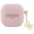 Custodia in silicone AirPods 4 Guess 4G Charm