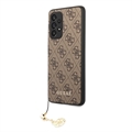 Guess 4G Charms Collection Custodia ibrida per Samsung Galaxy A53 5G - Marrone