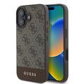 Custodia Ibrida Guess 4G Stripe per iPhone 16