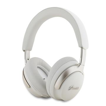 Guess Script Logo Cuffie wireless on-ear ANC/ENC - Bianco