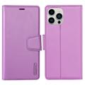 Custodia a Portafoglio Hanman Mill per iPhone 14 Pro - Viola