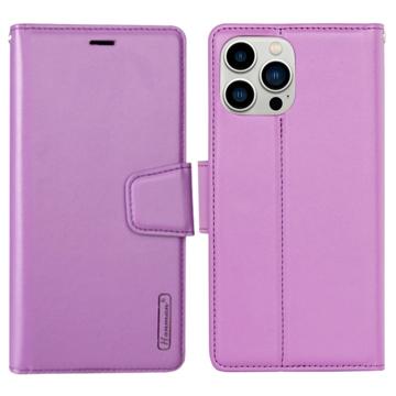 Custodia a Portafoglio Hanman Mill per iPhone 14 Pro - Viola