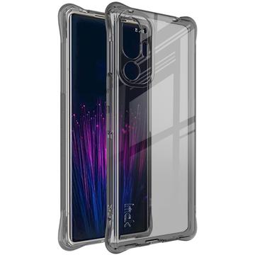 Custodia in TPU Imak Drop-Proof per HTC U24 Pro - Nero Trasparente