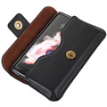 Custodia Orizzontale in Pelle Stile Holster per iPhone 11 Pro - Nera