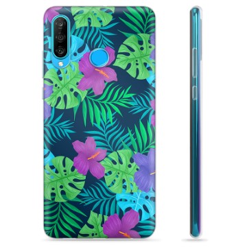 Custodia TPU Huawei P30 Lite - Fiore Tropicale