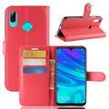 Custodia a Portafoglio per Huawei P30 Lite con Chiusura Magnetica - Rossa